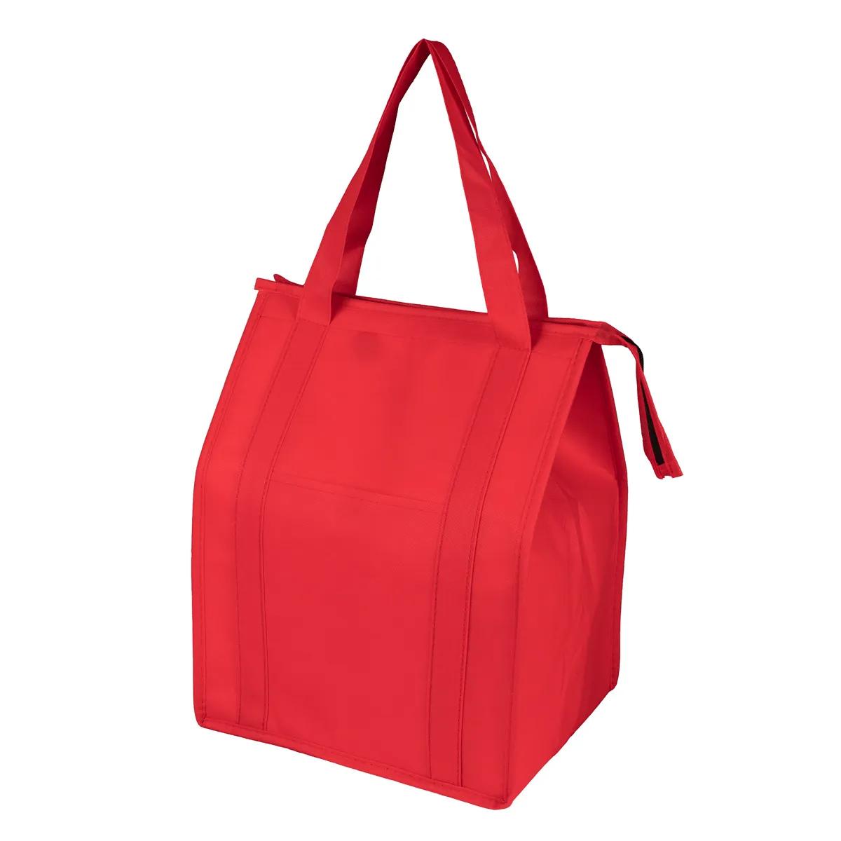 Insulated Cooler Tote Bag Large Zipper Front Pocket - 12 x 16 in - product view 31