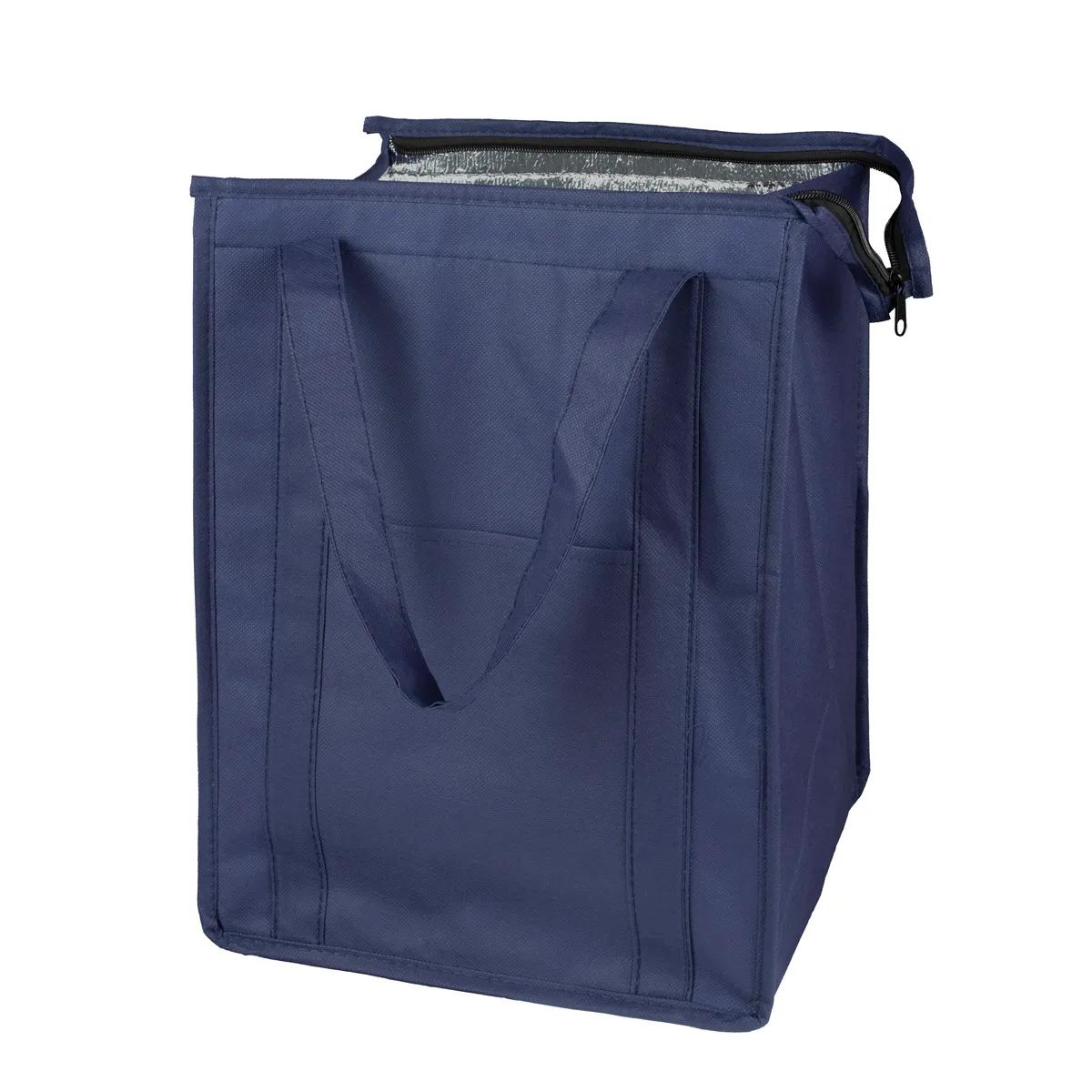 Insulated Cooler Tote Bag Large Zipper Front Pocket - 12 x 16 in - product view 33