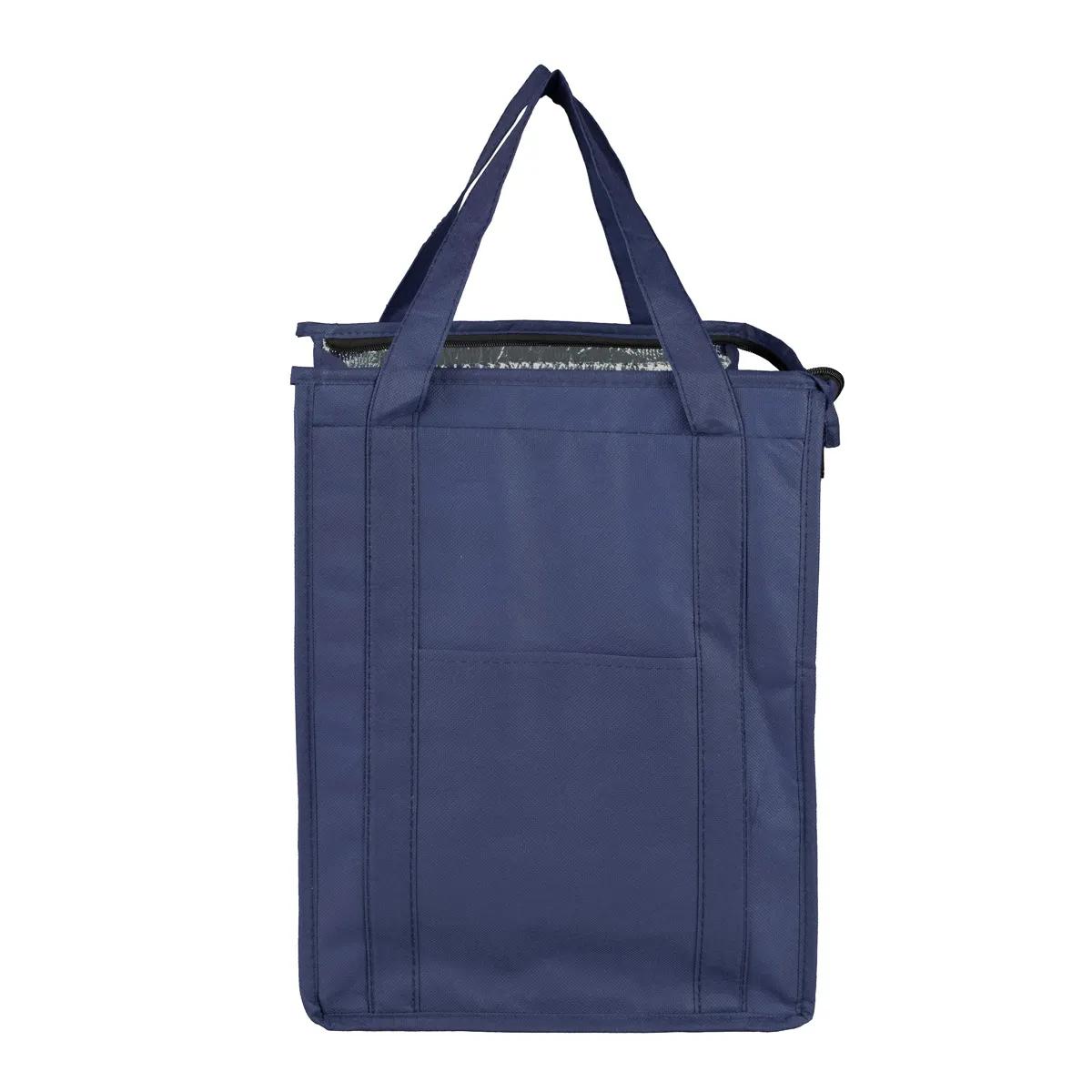 Insulated Cooler Tote Bag Large Zipper Front Pocket - 12 x 16 in - product view 42