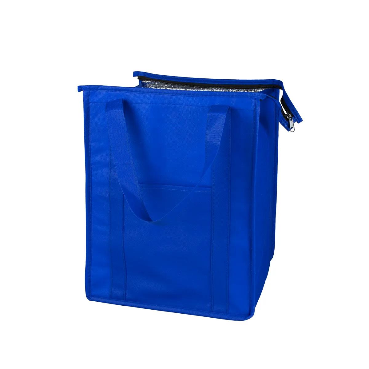 Insulated Cooler Tote Bag Large Zipper Front Pocket - 12 x 16 in - product view 45