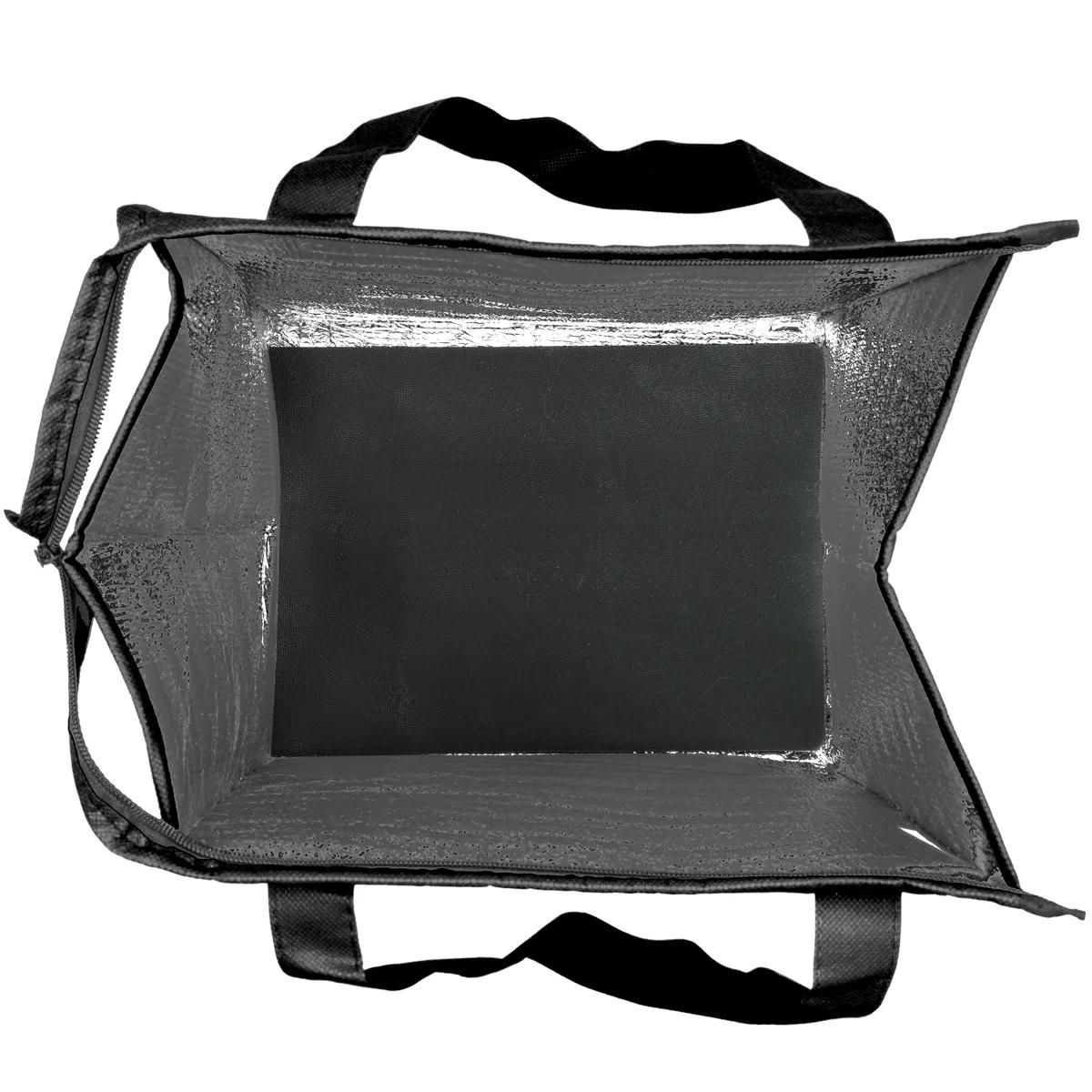 Insulated Cooler Tote Bag Large Zipper Front Pocket - 12 x 16 in - product view 48