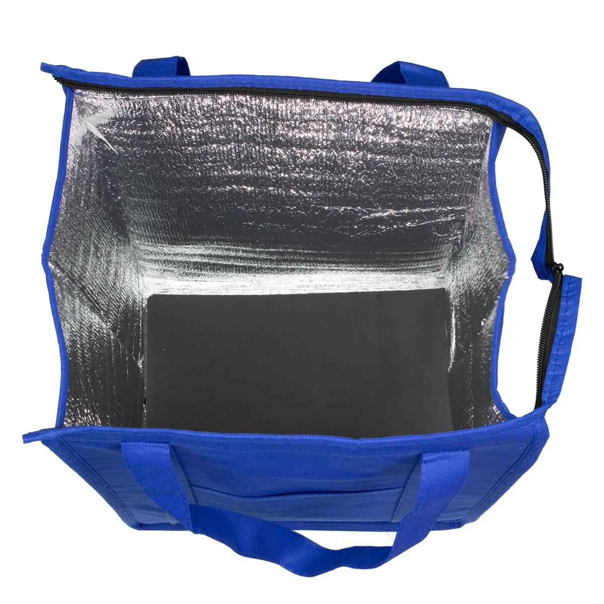 Insulated Cooler Tote Bag Large Zipper Front Pocket - 12 x 16 in - product view 49