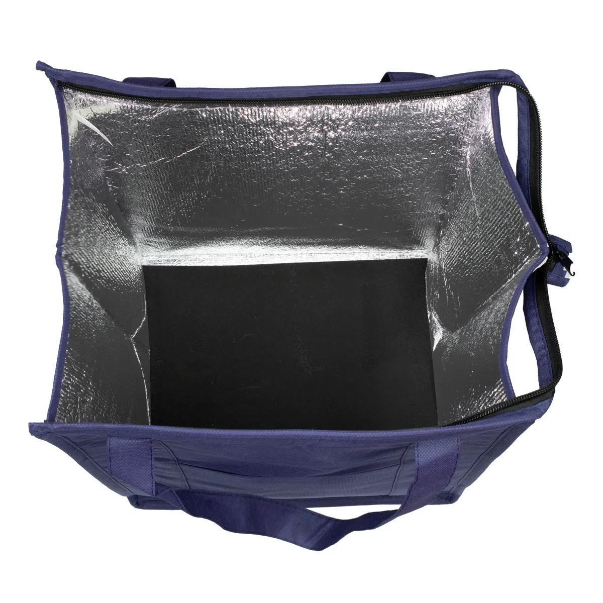 Insulated Cooler Tote Bag Large Zipper Front Pocket - 12 x 16 in - product view 52