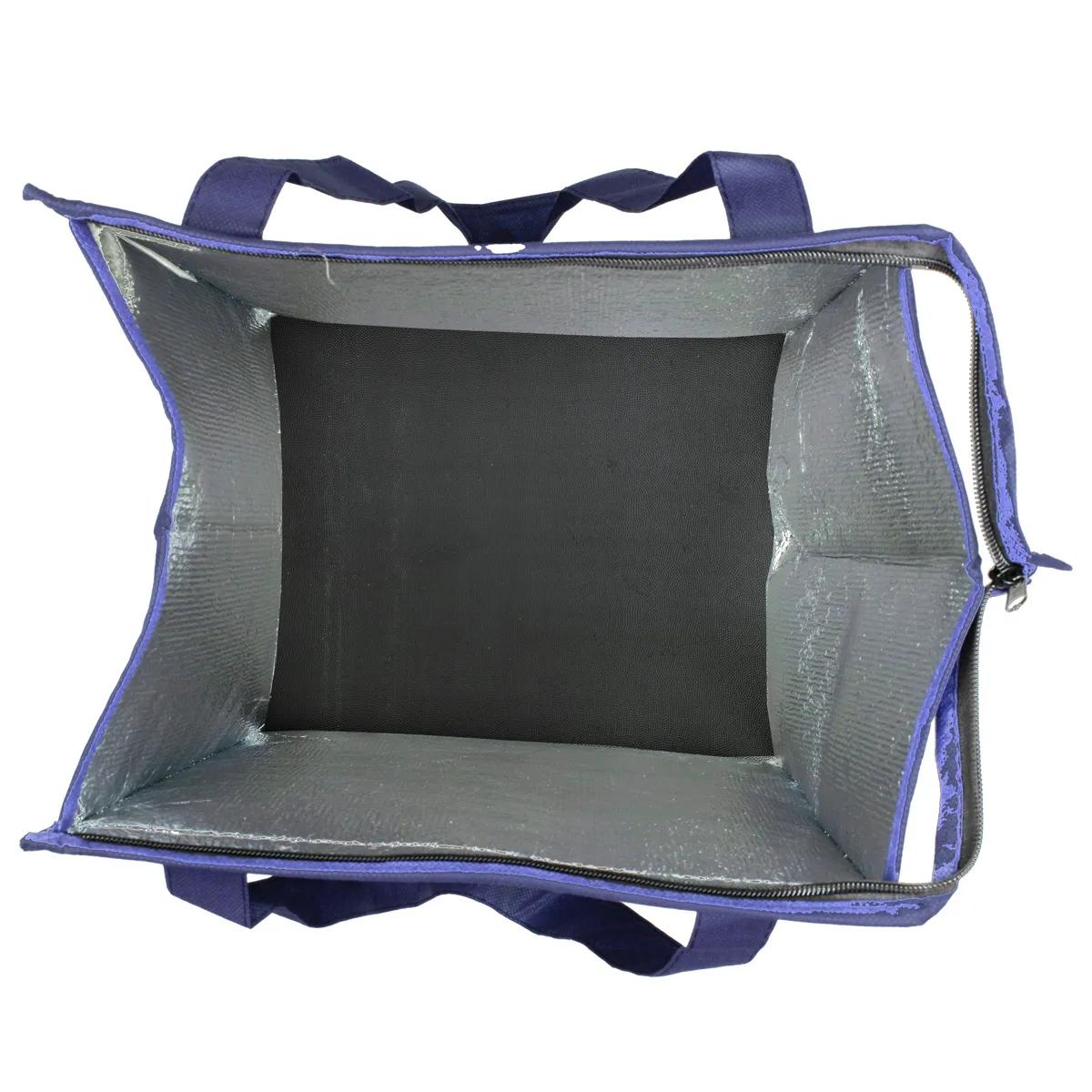 Insulated Cooler Tote Bag Large Zipper Front Pocket - 12 x 16 in - product view 53