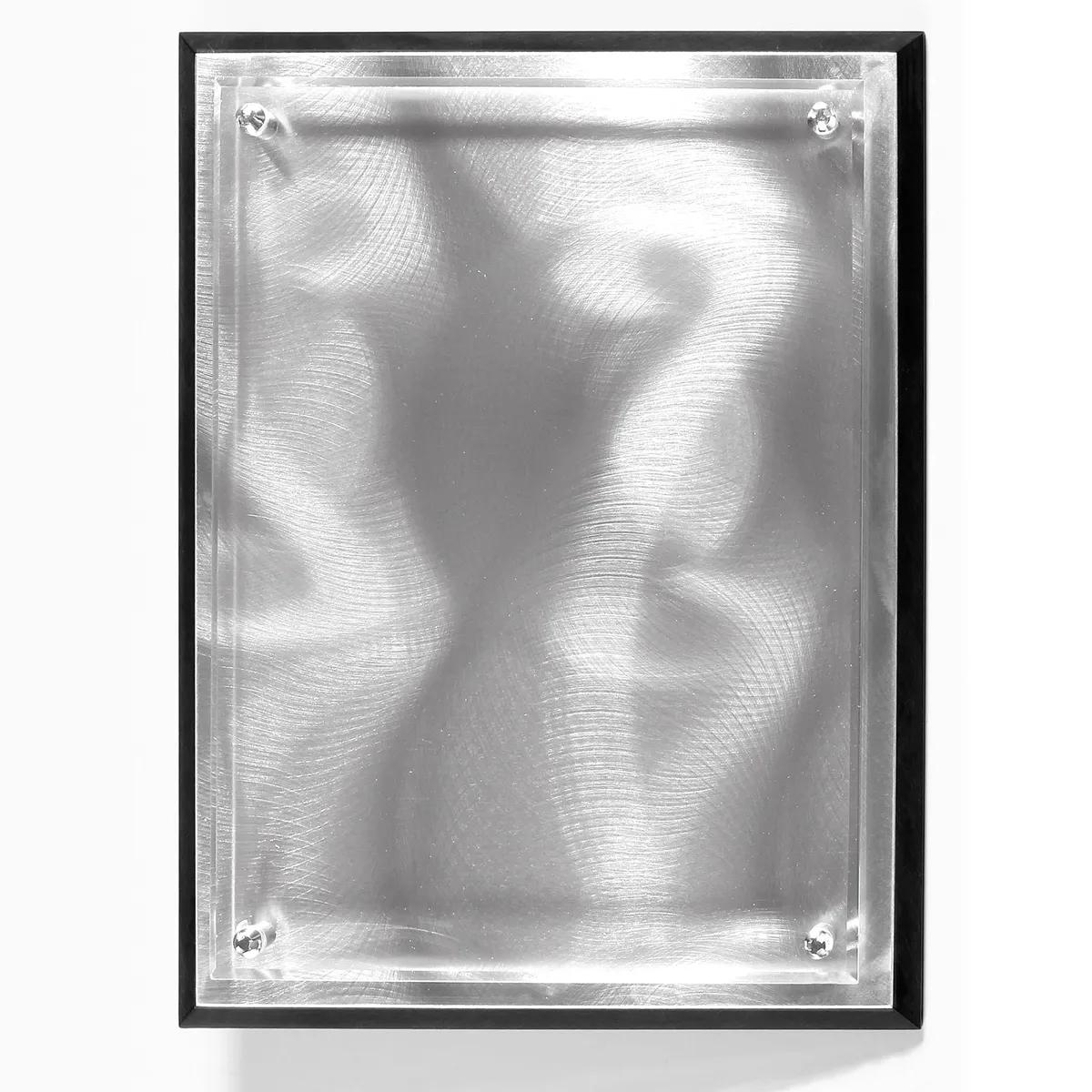 Alumo-Tech Aluminum Plaque Swirled Clear Panel - 8 x 10 in - product view 4