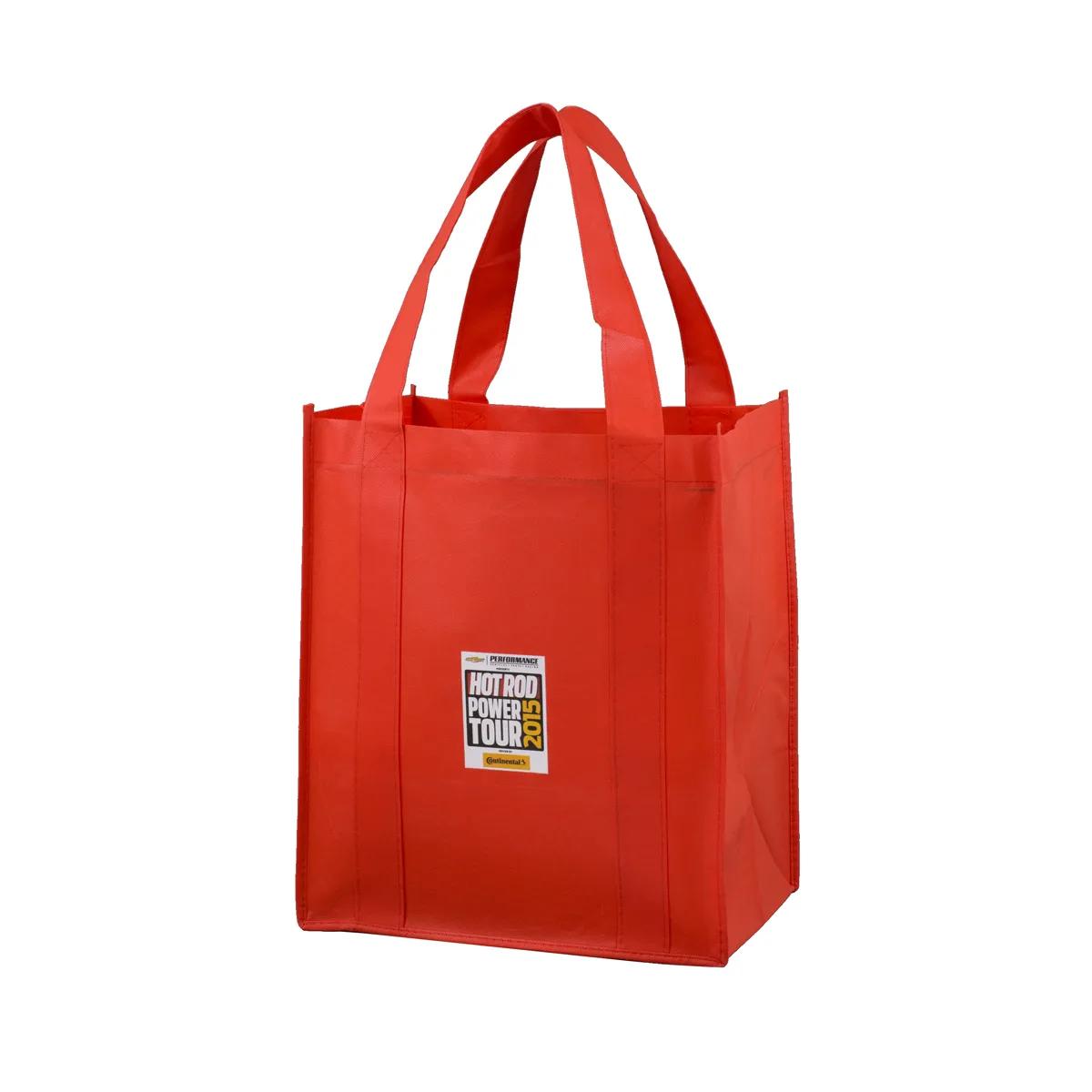 Super Mega Grocery Tote Bag Reinforced Bottom - 13 x 15 in - product view 13