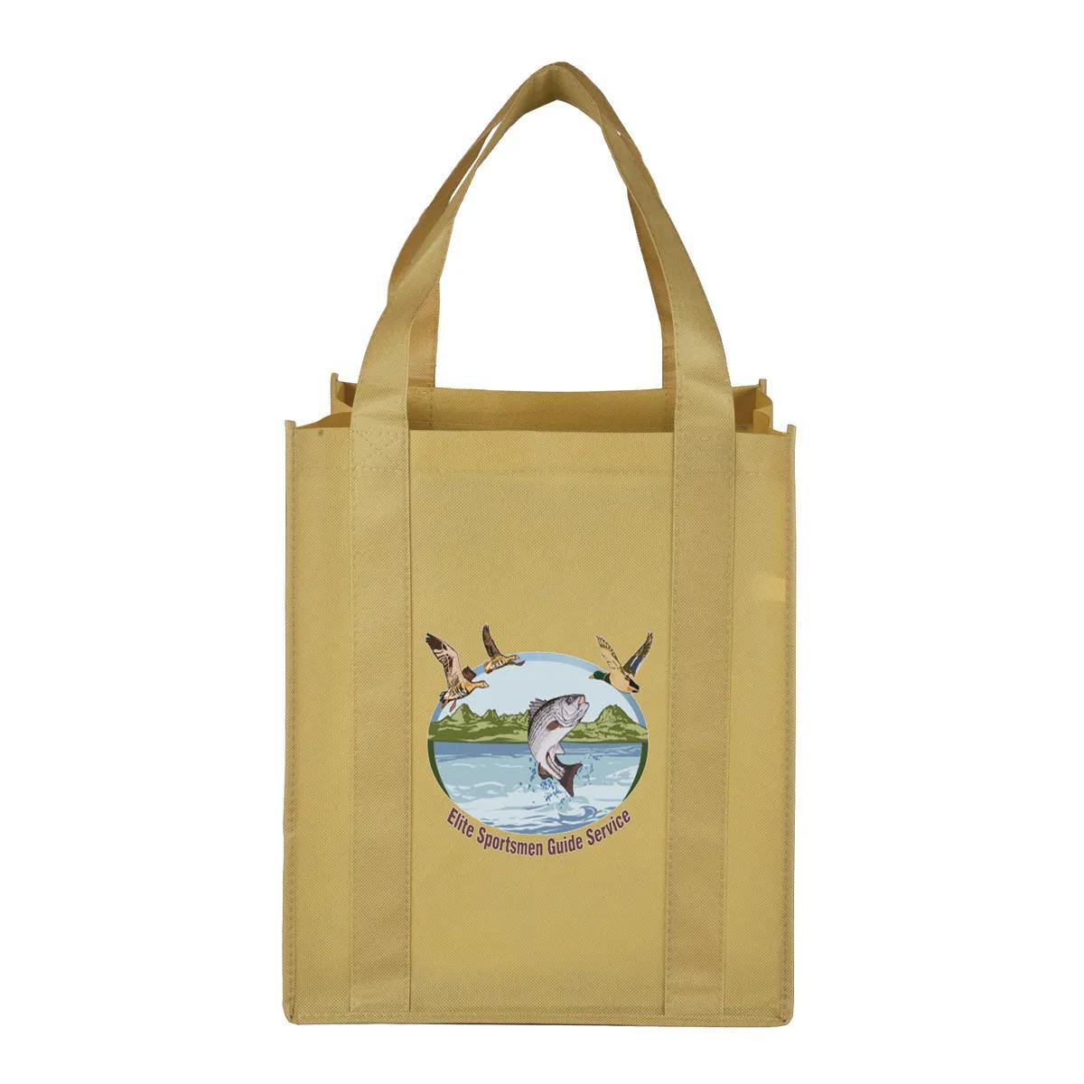 Super Mega Grocery Tote Bag Reinforced Bottom - 13 x 15 in - product view 23