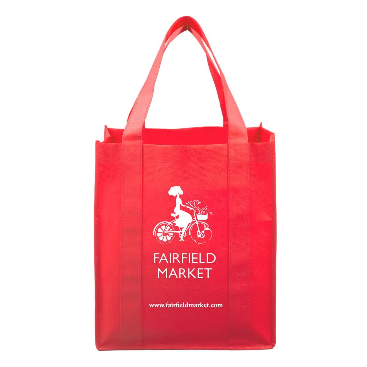 Super Mega Grocery Tote Bag Reinforced Bottom - 13 x 15 in - product view 29