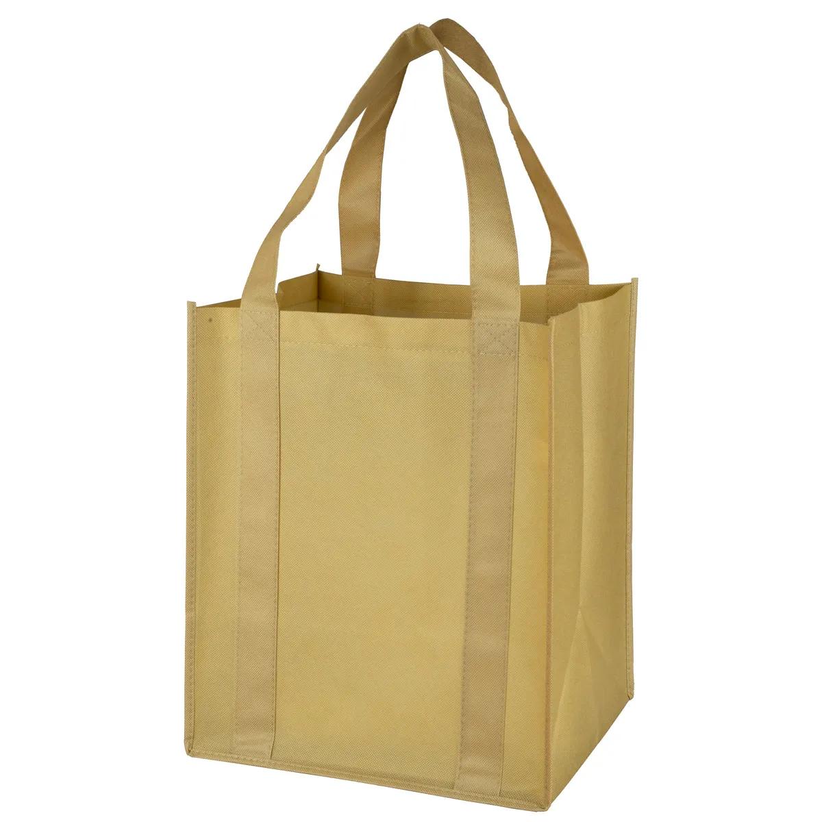 Super Mega Grocery Tote Bag Reinforced Bottom - 13 x 15 in - product view 34