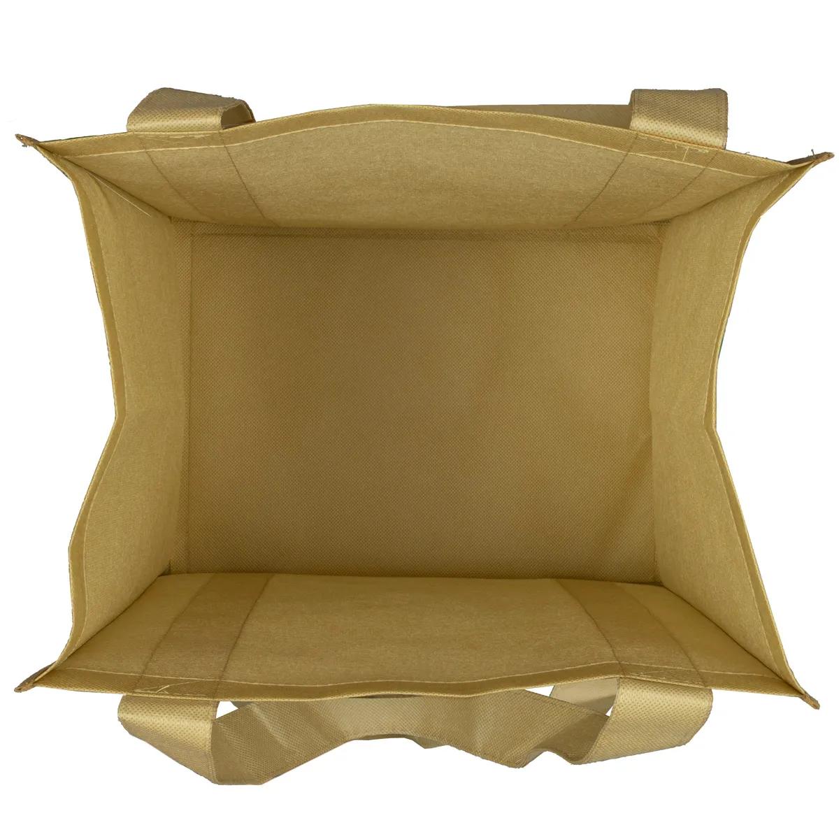 Super Mega Grocery Tote Bag Reinforced Bottom - 13 x 15 in - product view 41