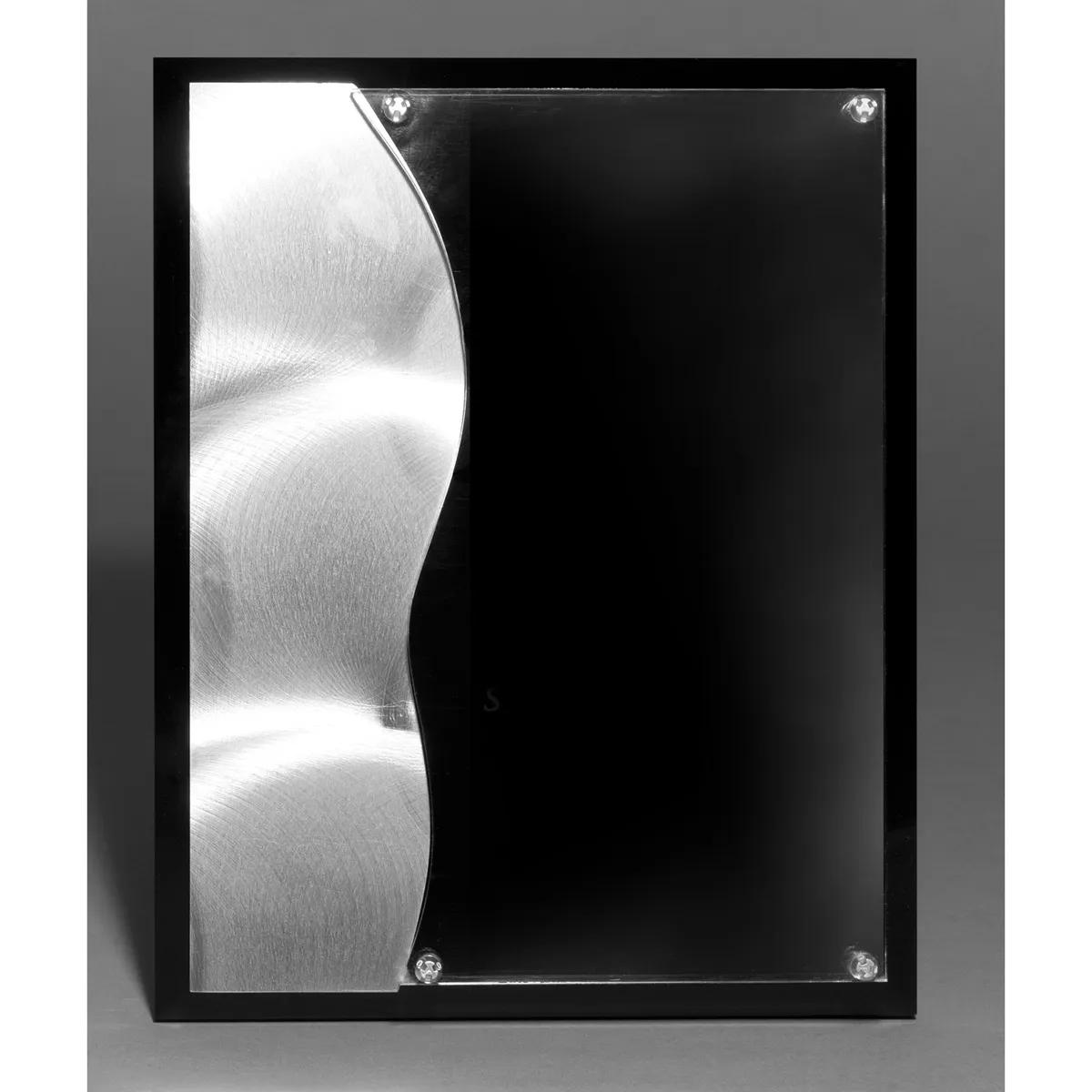 Profile Acrylic Award Plaque Metal Stars Chrome - 8 x 10 in - product view 8