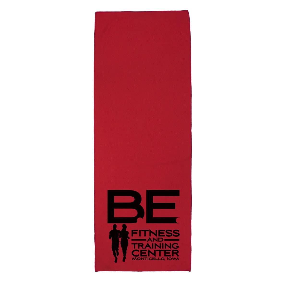 Rainer Recycled RPET Cooling Towel Chemical Free - 12 x 32 in - product view 2