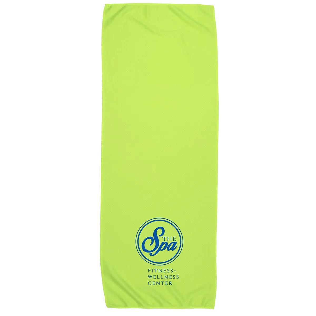 Rainer Recycled RPET Cooling Towel Chemical Free - 12 x 32 in - product view 4