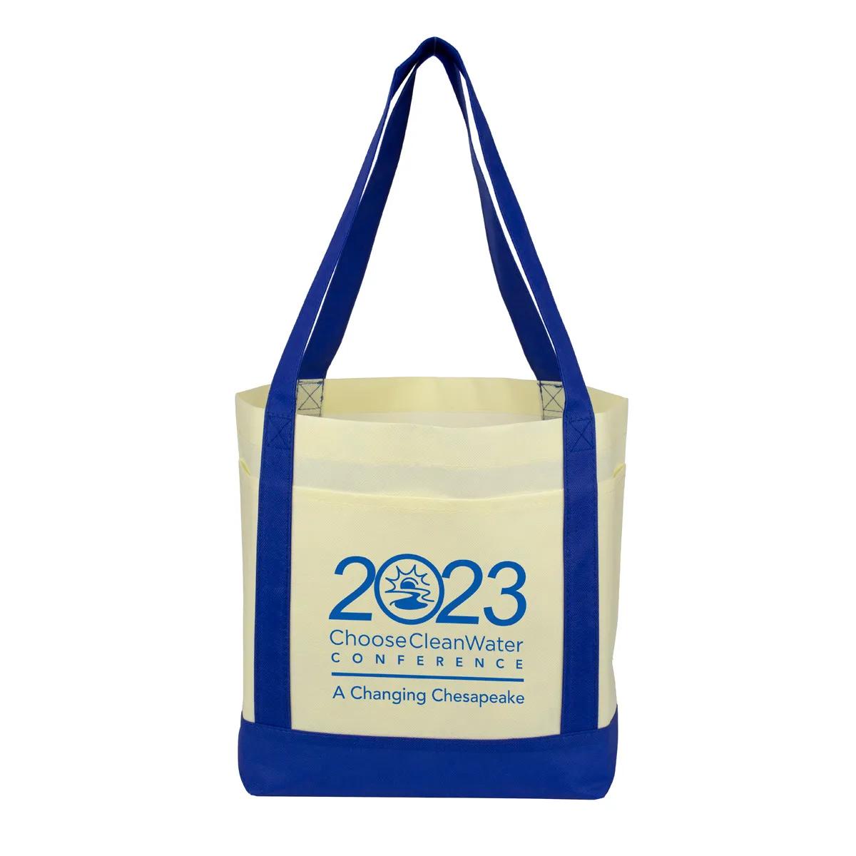 Cruiser Faux Canvas Tote Bag 3-Pocket Value - 18 x 12 in - product view 11