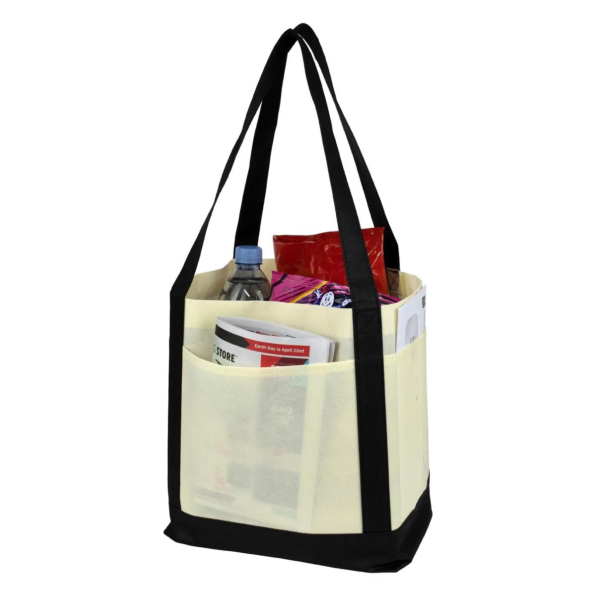 Cruiser Faux Canvas Tote Bag 3-Pocket Value - 18 x 12 in - product view 15