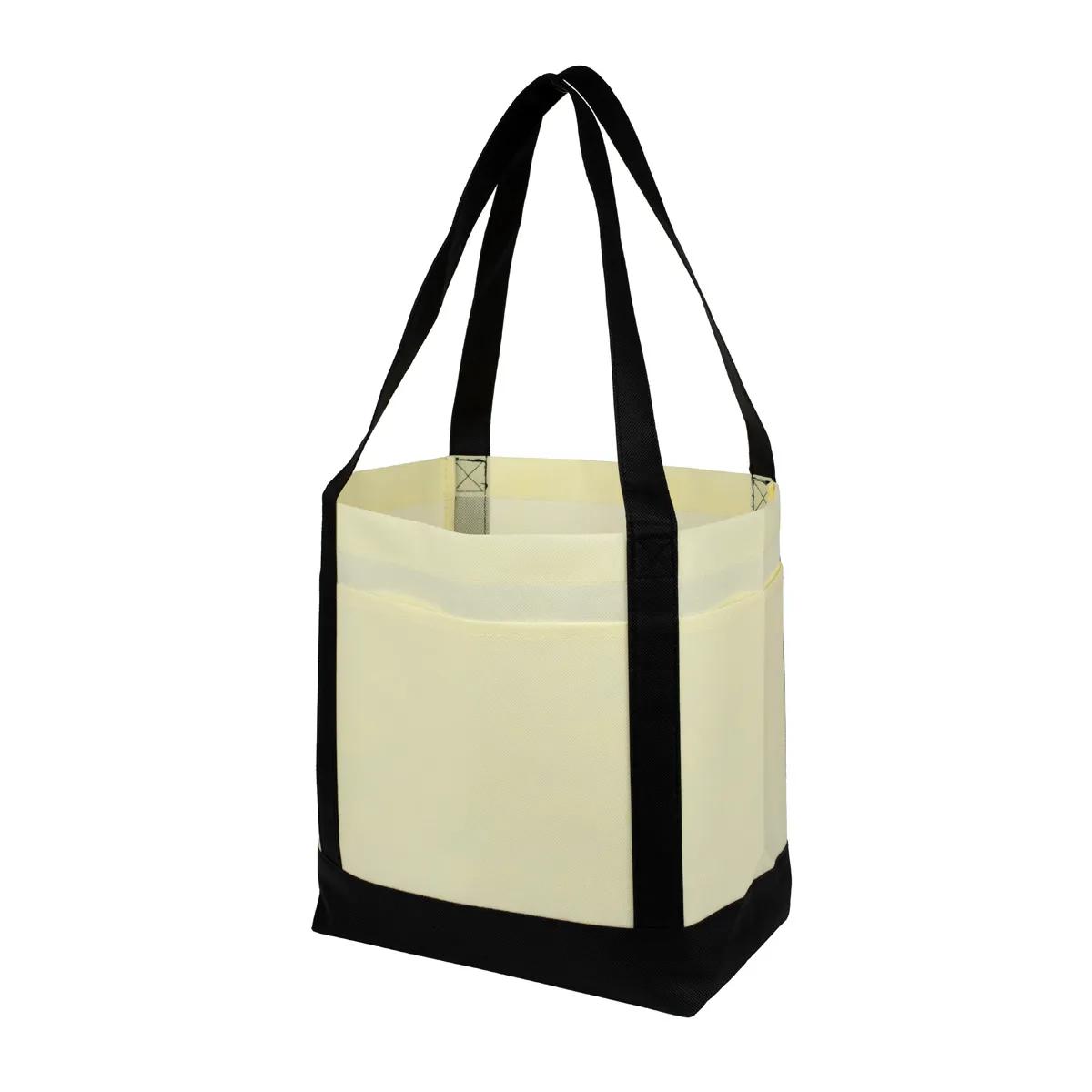 Cruiser Faux Canvas Tote Bag 3-Pocket Value - 18 x 12 in - product view 18