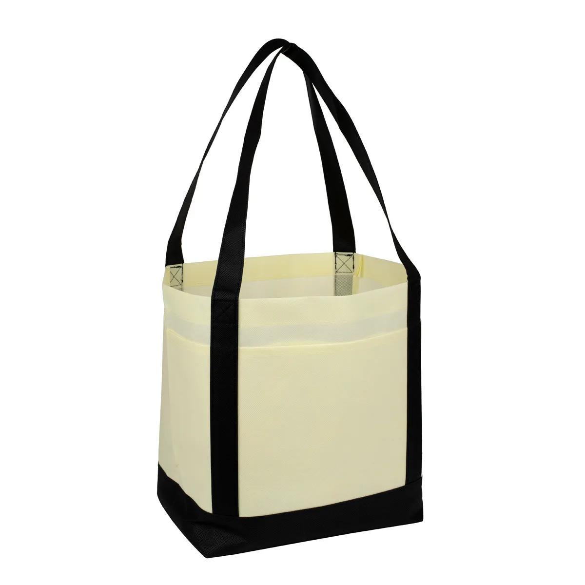 Cruiser Faux Canvas Tote Bag 3-Pocket Value - 18 x 12 in - product view 19