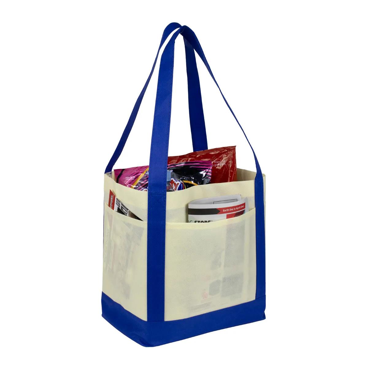 Cruiser Faux Canvas Tote Bag 3-Pocket Value - 18 x 12 in - product view 22