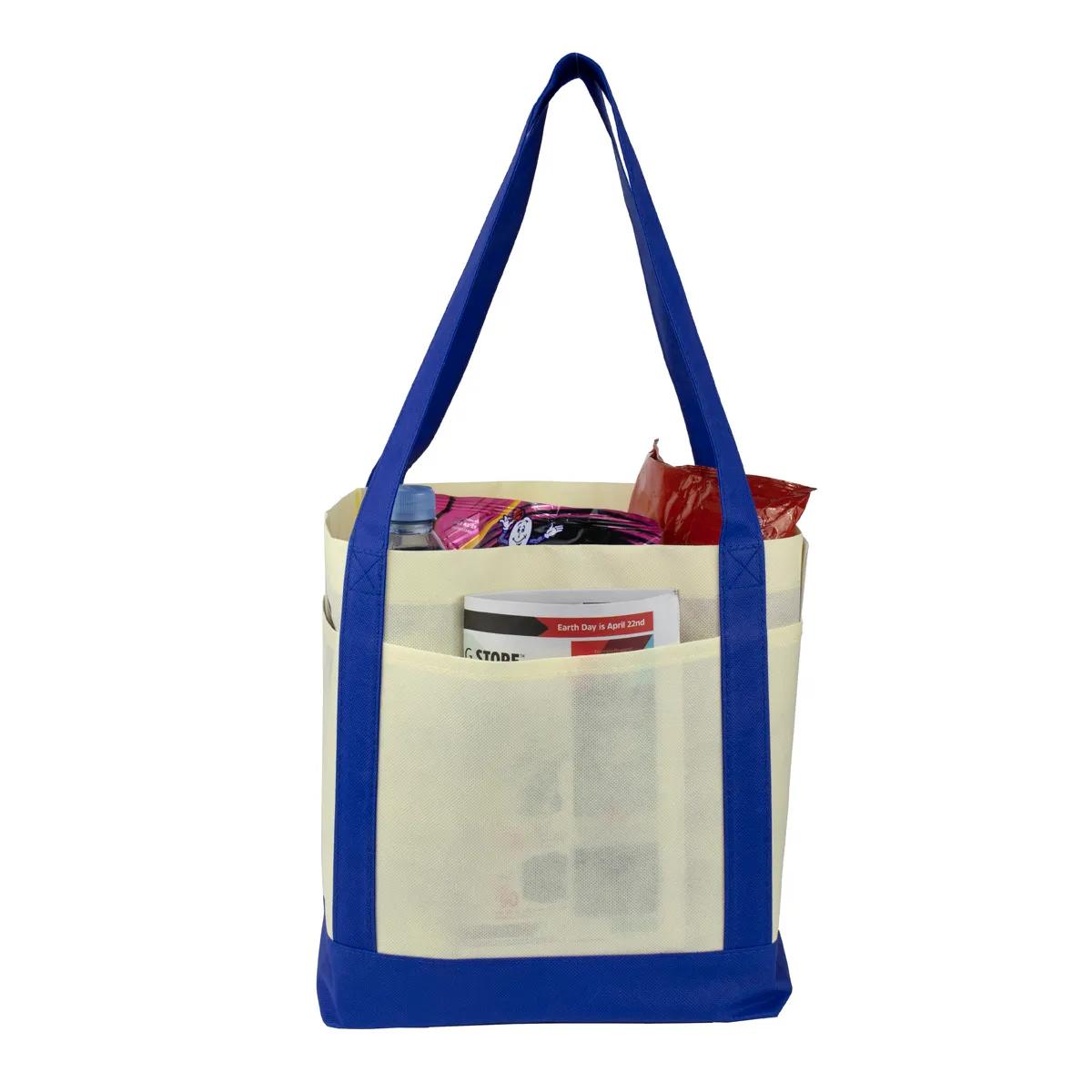 Cruiser Faux Canvas Tote Bag 3-Pocket Value - 18 x 12 in - product view 23