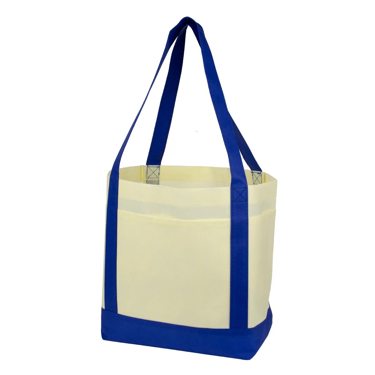 Cruiser Faux Canvas Tote Bag 3-Pocket Value - 18 x 12 in - product view 24