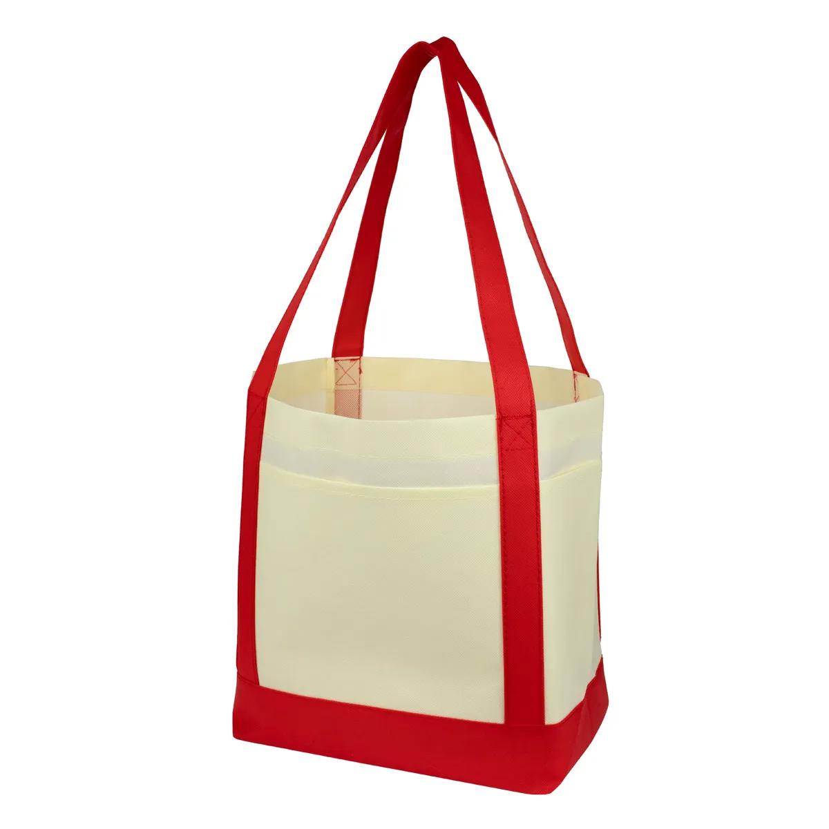 Cruiser Faux Canvas Tote Bag 3-Pocket Value - 18 x 12 in - product view 32