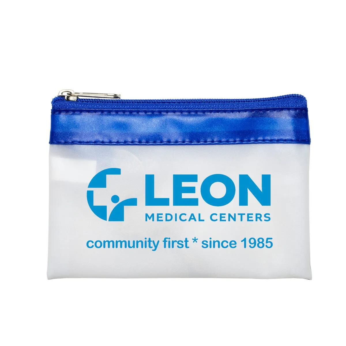 Malta Vinyl Travel Pouch Keyring Charger Storage - 4.5 x 3 in - product view 15