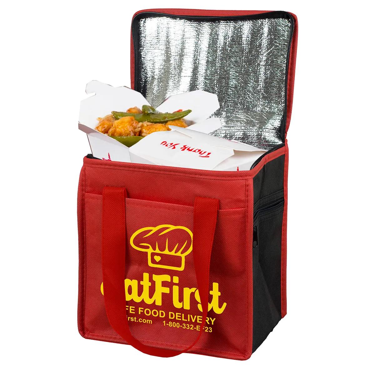 Insulated Lunch Tote Bag Thermo Lined Polypropylene - 8 x 8.5 in - product view 5