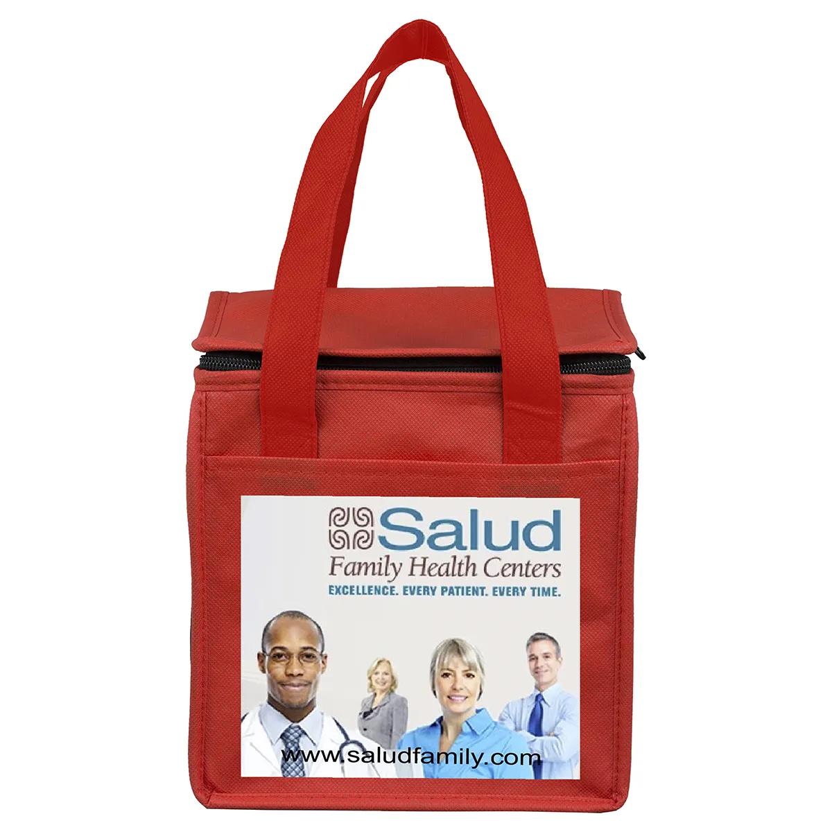 Insulated Lunch Tote Bag Thermo Lined Polypropylene - 8 x 8.5 in - product view 7