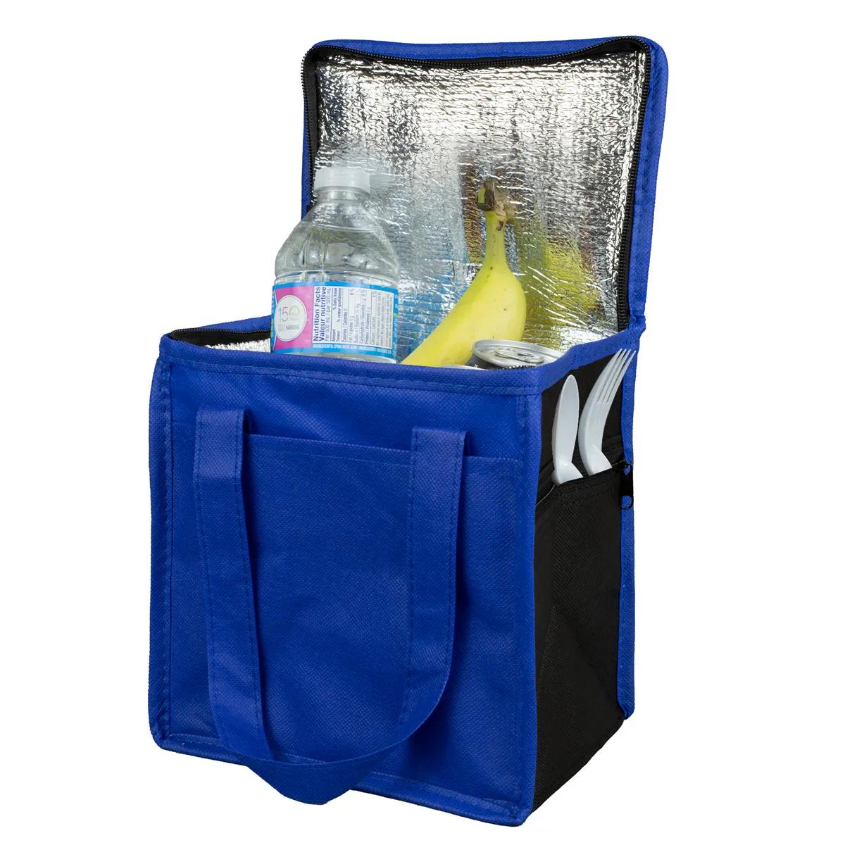 Insulated Lunch Tote Bag Thermo Lined Polypropylene - 8 x 8.5 in - product view 19