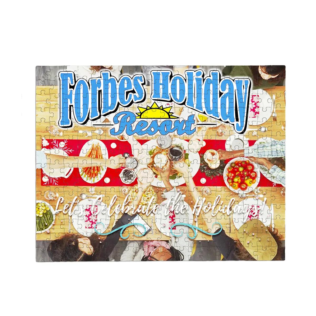 Custom Jigsaw Puzzle 250 Piece Chipboard Glossy - 13.4 x 10.4 in - product view 3