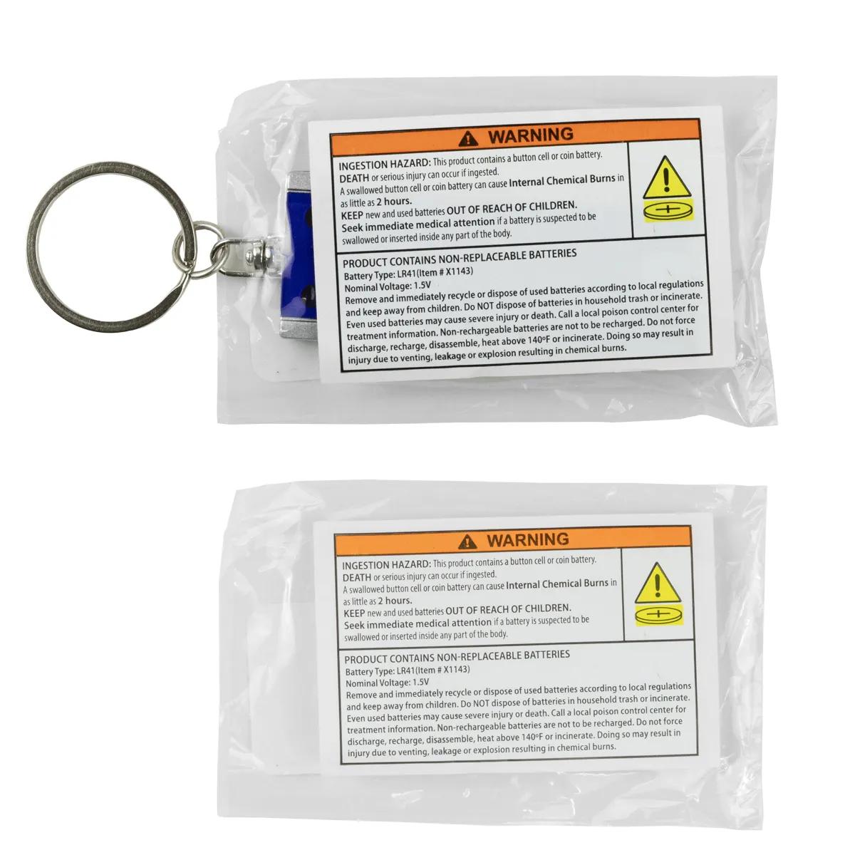 Custom Keychains LED Keylight Full Color ABS Plastic - 2.4 x 1 in - product view 2