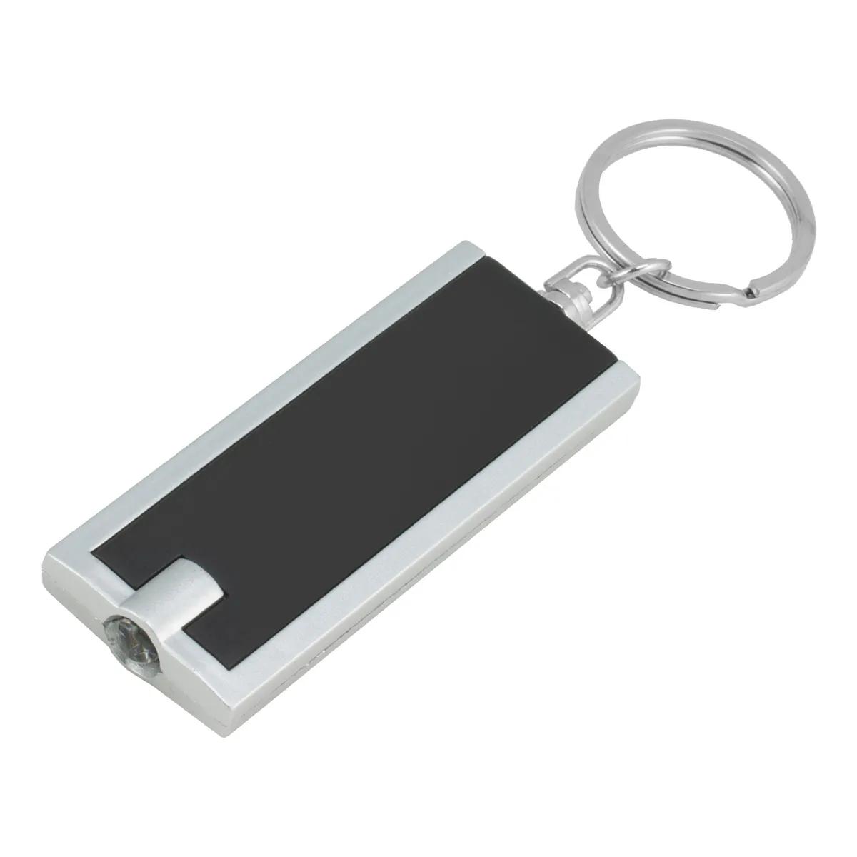 LED Keychain Light Slim Design ABS Plastic White - 2.4 x 1 in - product view 9