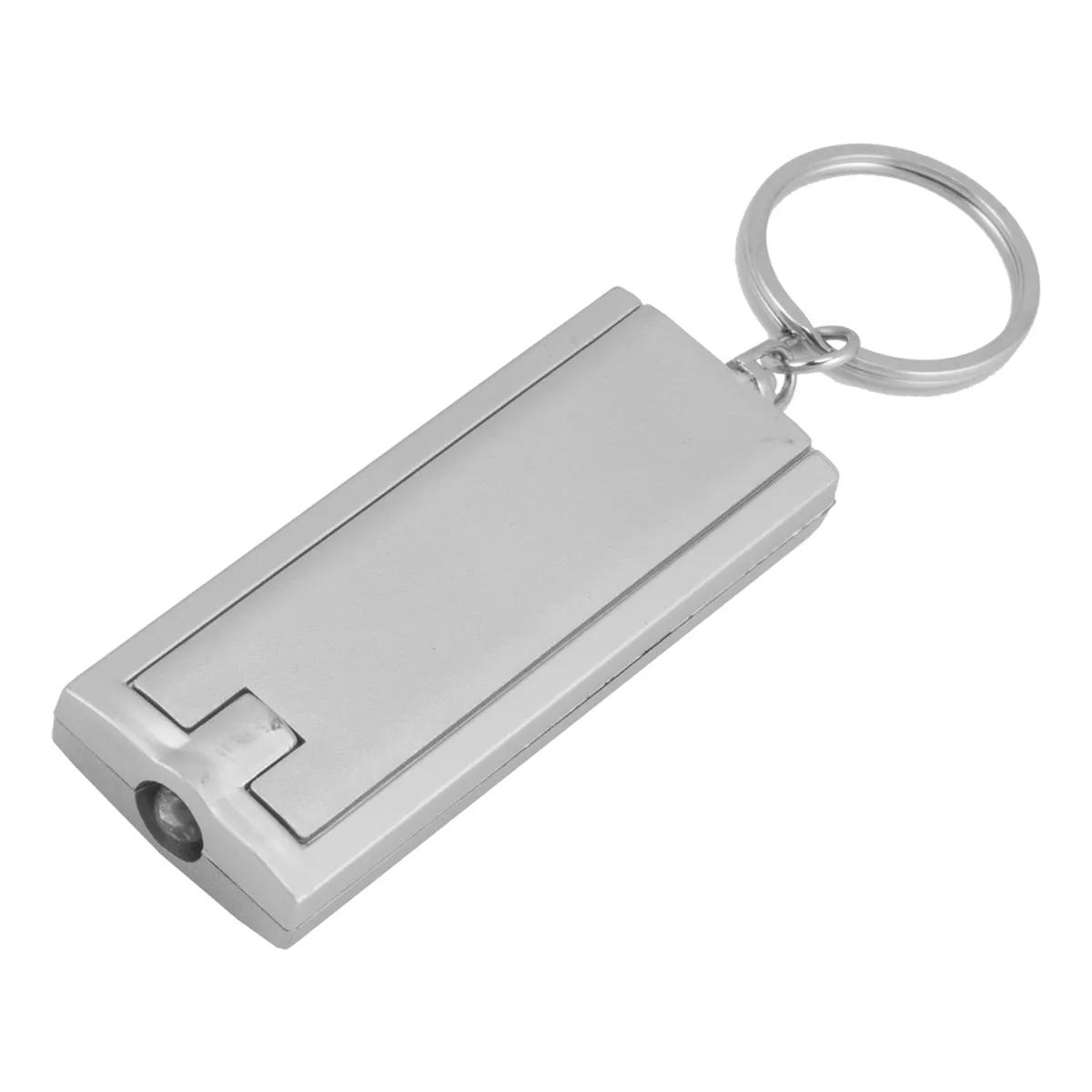 LED Keychain Light Slim Design ABS Plastic White - 2.4 x 1 in - product view 11