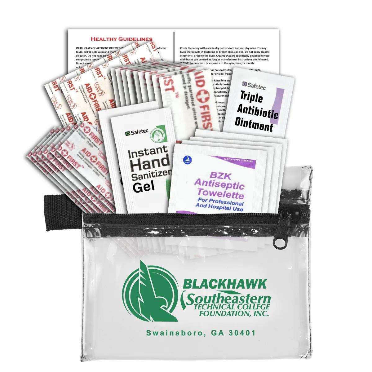 First Aid Kit 26 Piece Zipper Pouch Polyester - 5 x 4.25 in - product view 4