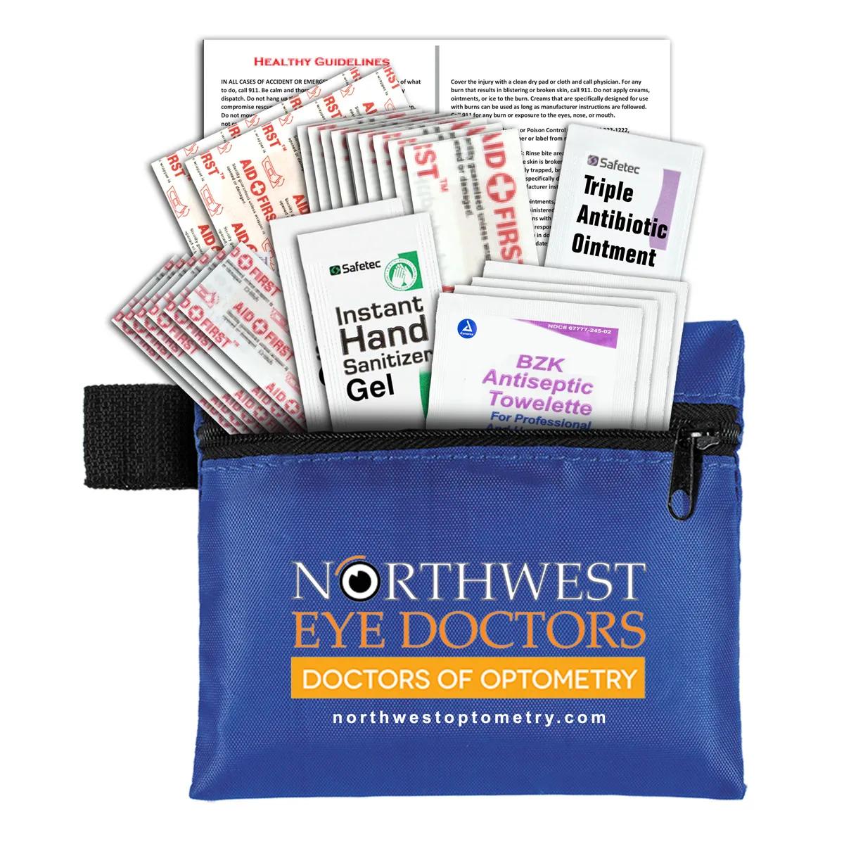 First Aid Kit 26 Piece Zipper Pouch Polyester - 5 x 4.25 in - product view 10