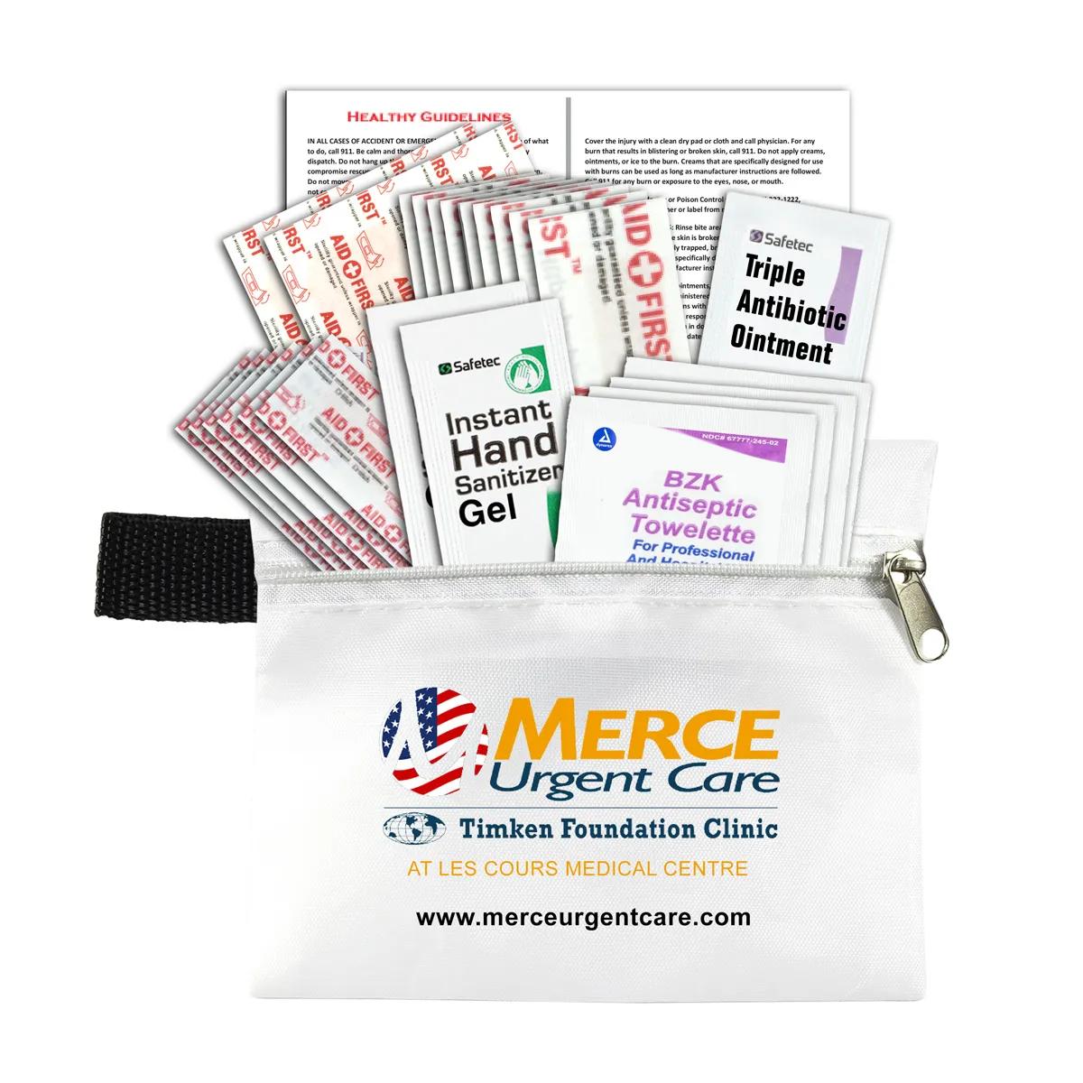 First Aid Kit 26 Piece Zipper Pouch Polyester - 5 x 4.25 in - product view 15