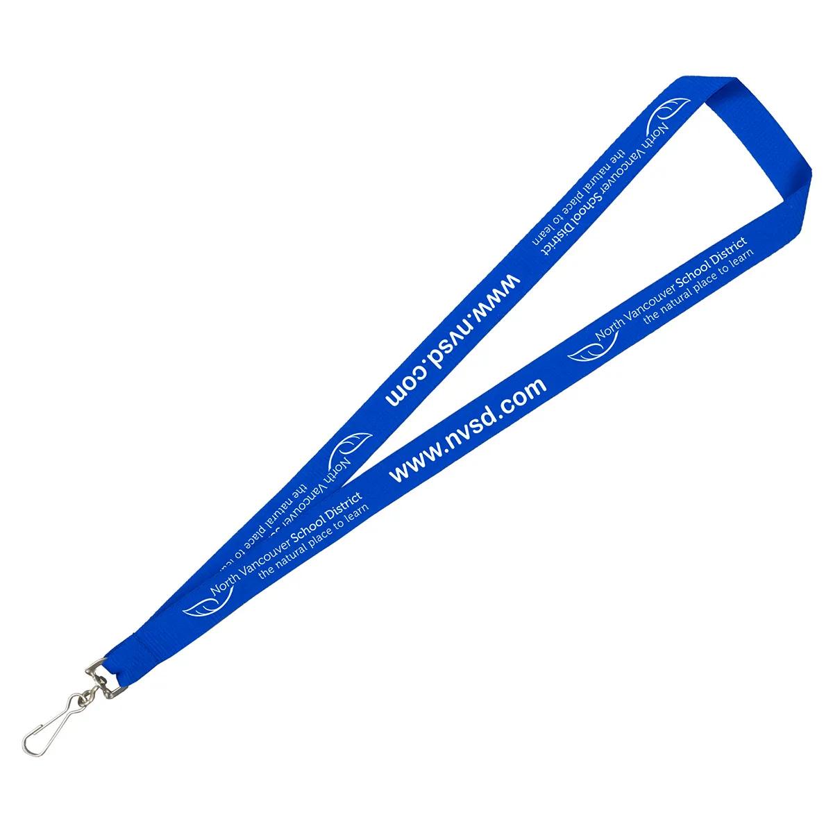 Custom Lanyards Silkscreen Polyester Overseas - 18 x 0.75 in - product view 10