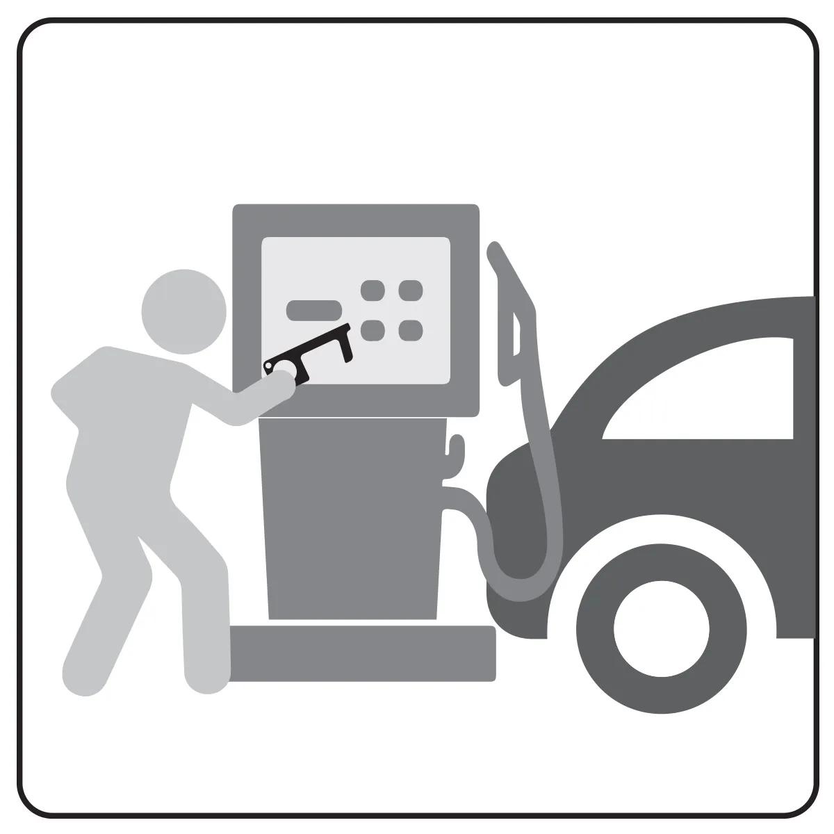 Touchless Sanitary Key Black Acrylic Door Opener - 4 x 1.5 in - product view 12