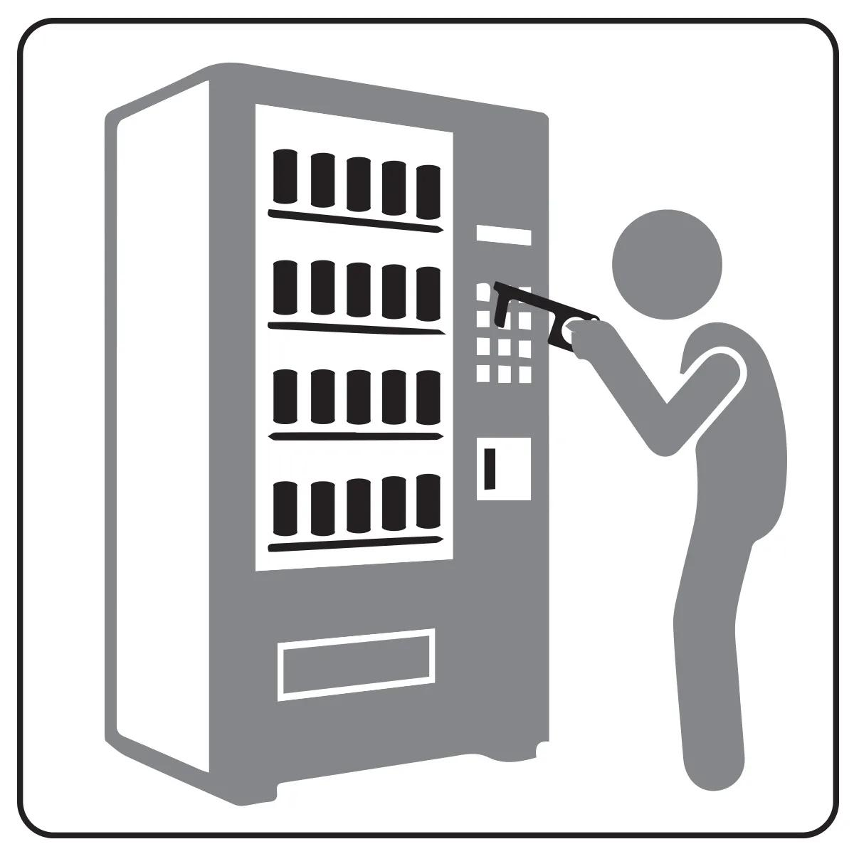 Touchless Sanitary Key Black Acrylic Door Opener - 4 x 1.5 in - product view 15