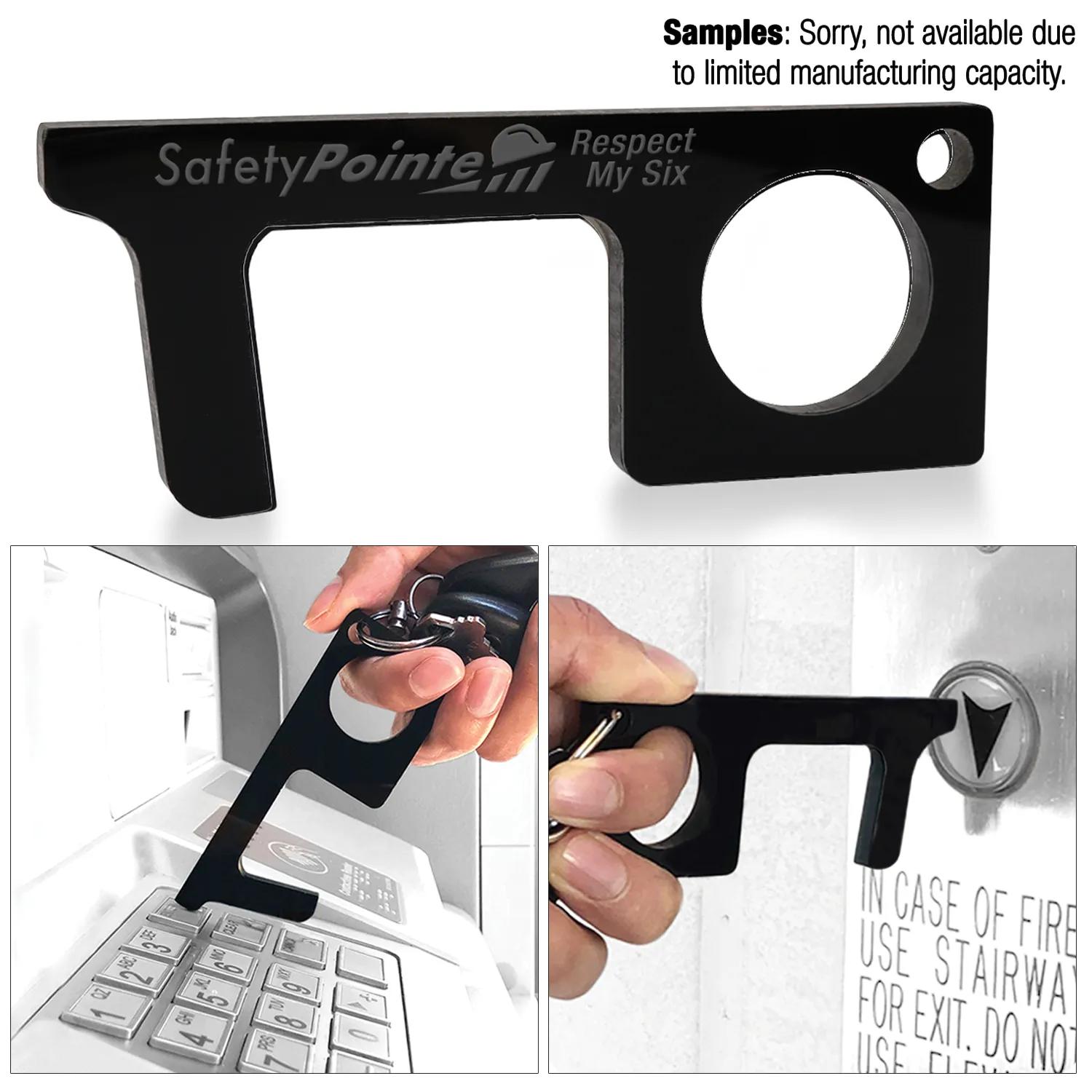 Touchless Sanitary Key Black Acrylic Door Opener - 4 x 1.5 in - product view 16
