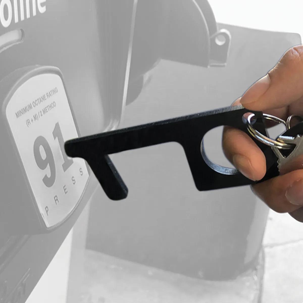 Touchless Sanitary Key Black Acrylic Door Opener - 4 x 1.5 in - product view 35