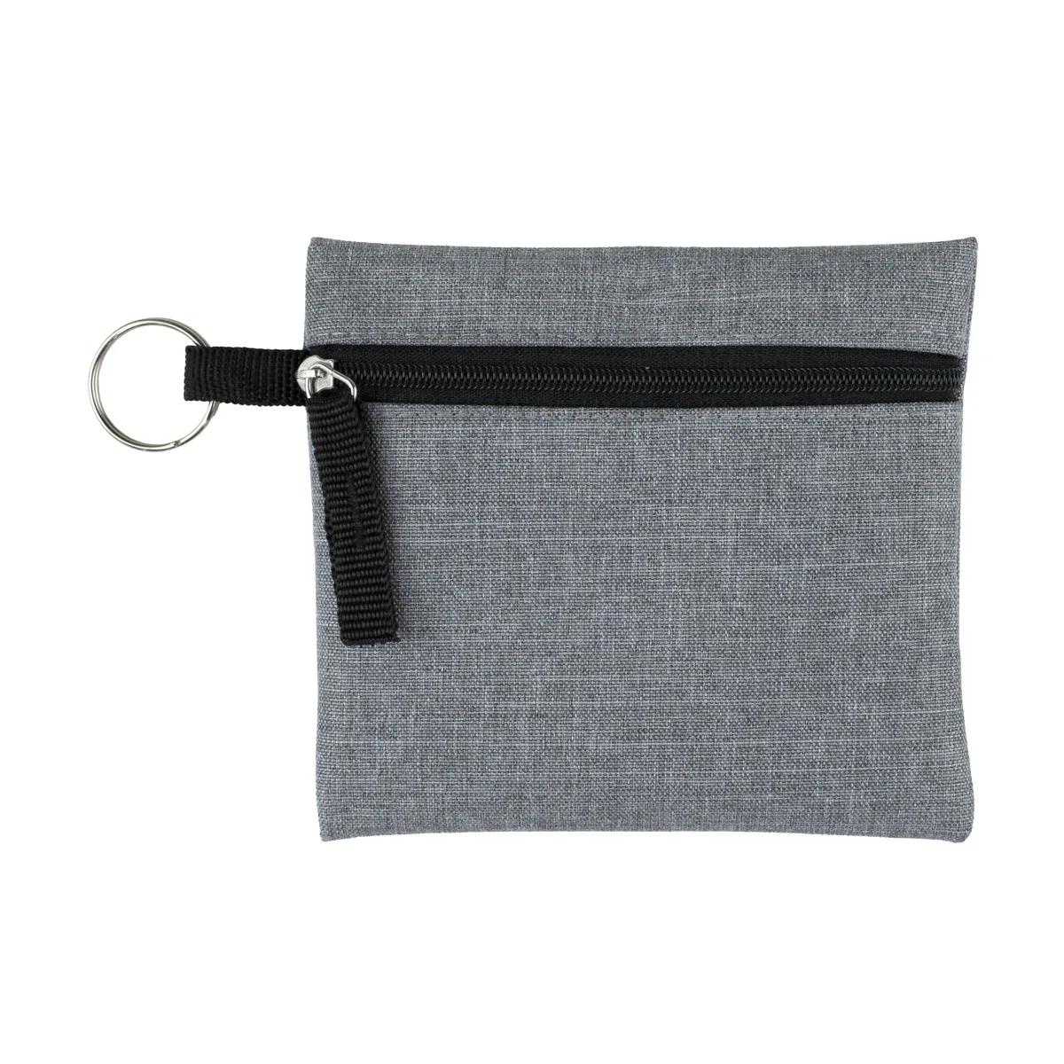 First Aid Kit 18 Piece Heathered Pouch Polyester - 4.5 x 4.5 in - product view 8