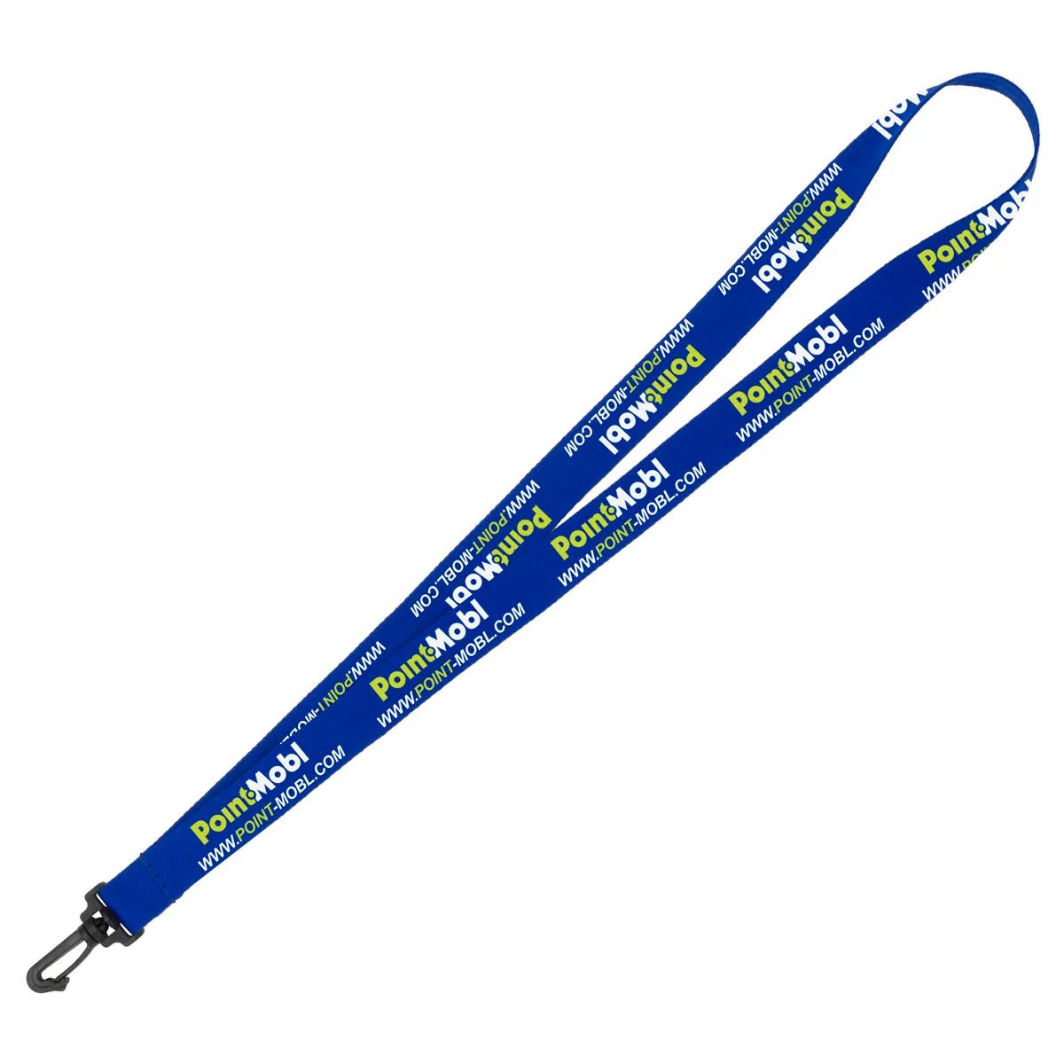 Custom Lanyards Super Soft Polyester Silkscreen - 18 x 0.75 in - product view 5