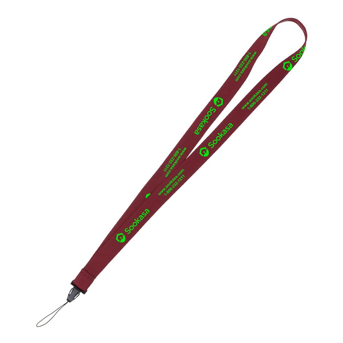 Custom Lanyards Super Soft Polyester Silkscreen - 18 x 0.75 in - product view 6