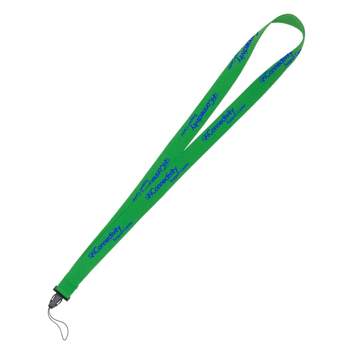 Custom Lanyards Super Soft Polyester Silkscreen - 18 x 0.75 in - product view 7
