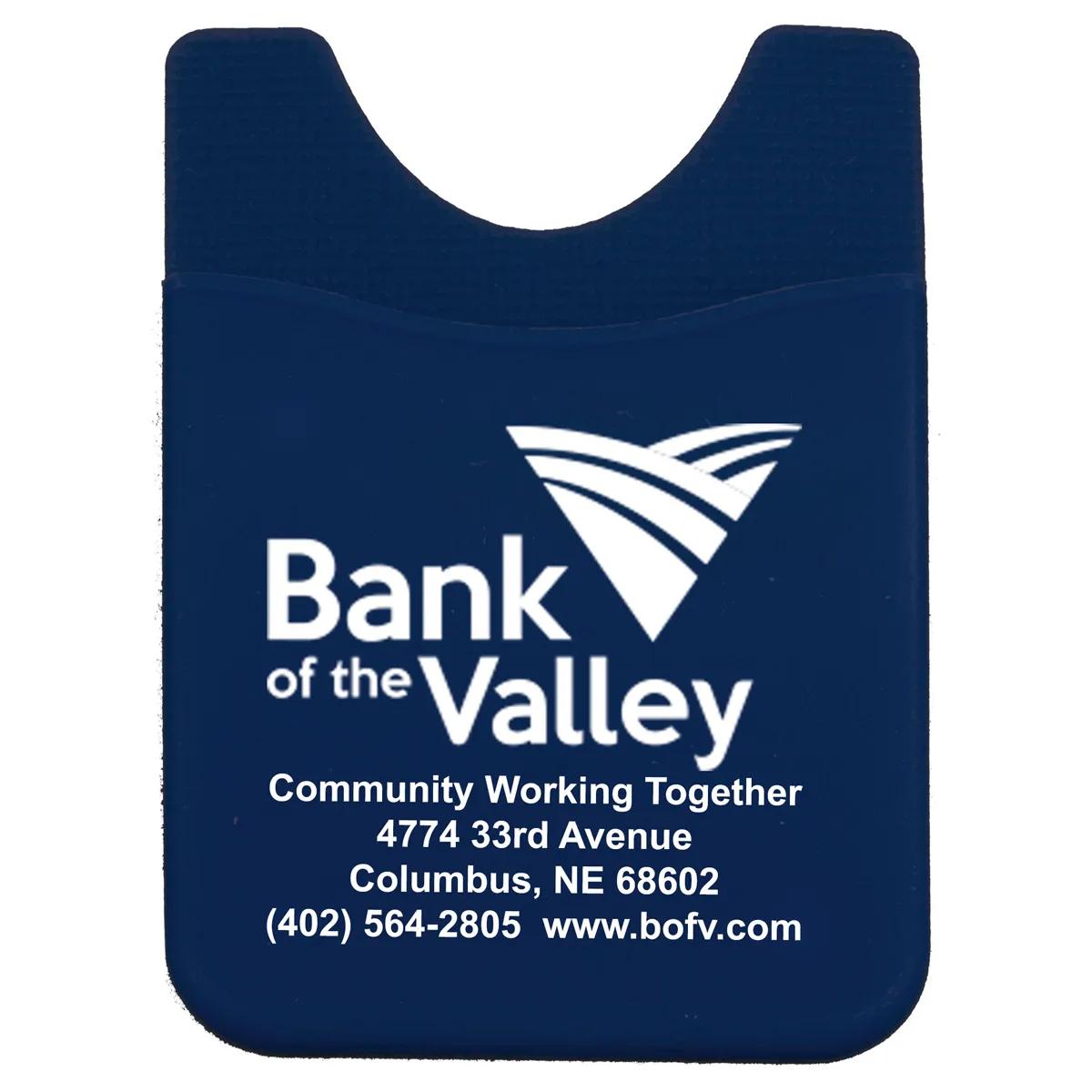 Silicone Phone Wallet Adhesive Card Holder Soft - 2.25 x 3.4 in - product view 8