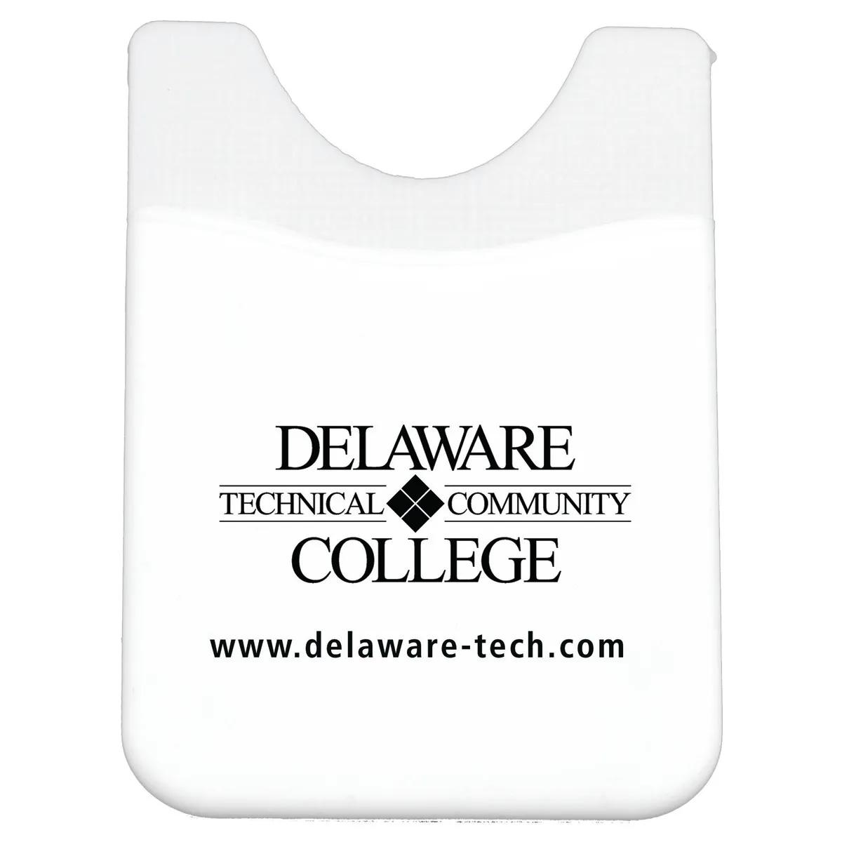 Silicone Phone Wallet Adhesive Card Holder Soft - 2.25 x 3.4 in - product view 9