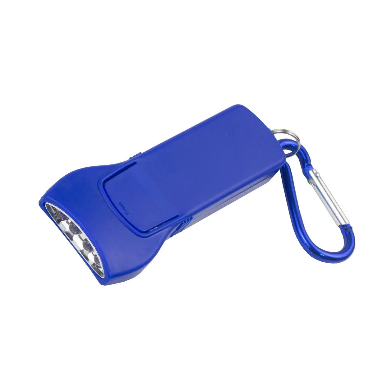 LED Keychain Light 4 LED Carabiner ABS Plastic - 3.6 x 1.5 in - product view 7