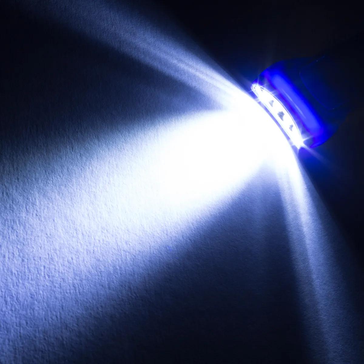 LED Keychain Light 4 LED Carabiner ABS Plastic - 3.6 x 1.5 in - product view 19