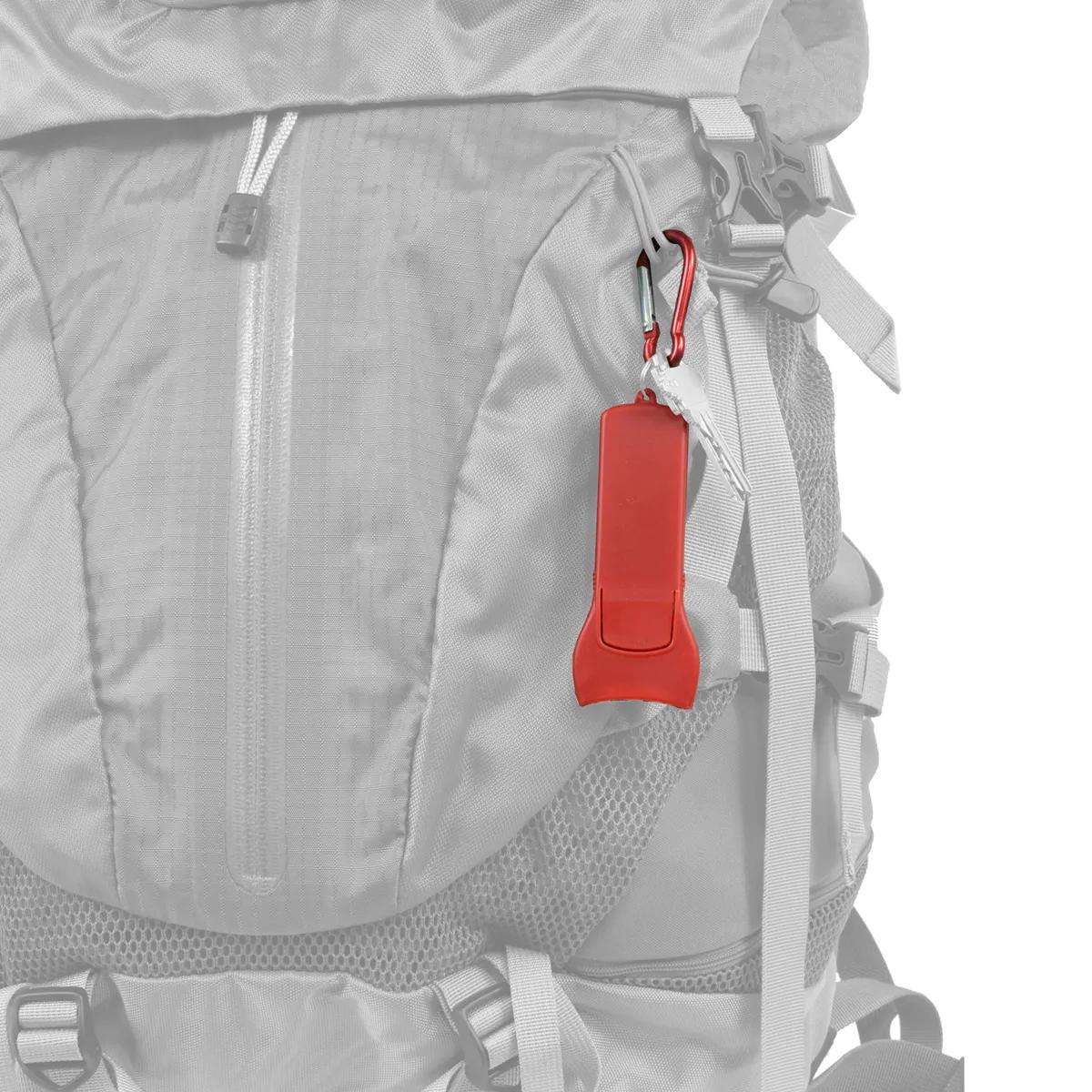 LED Keychain Light 4 LED Carabiner ABS Plastic - 3.6 x 1.5 in - product view 21